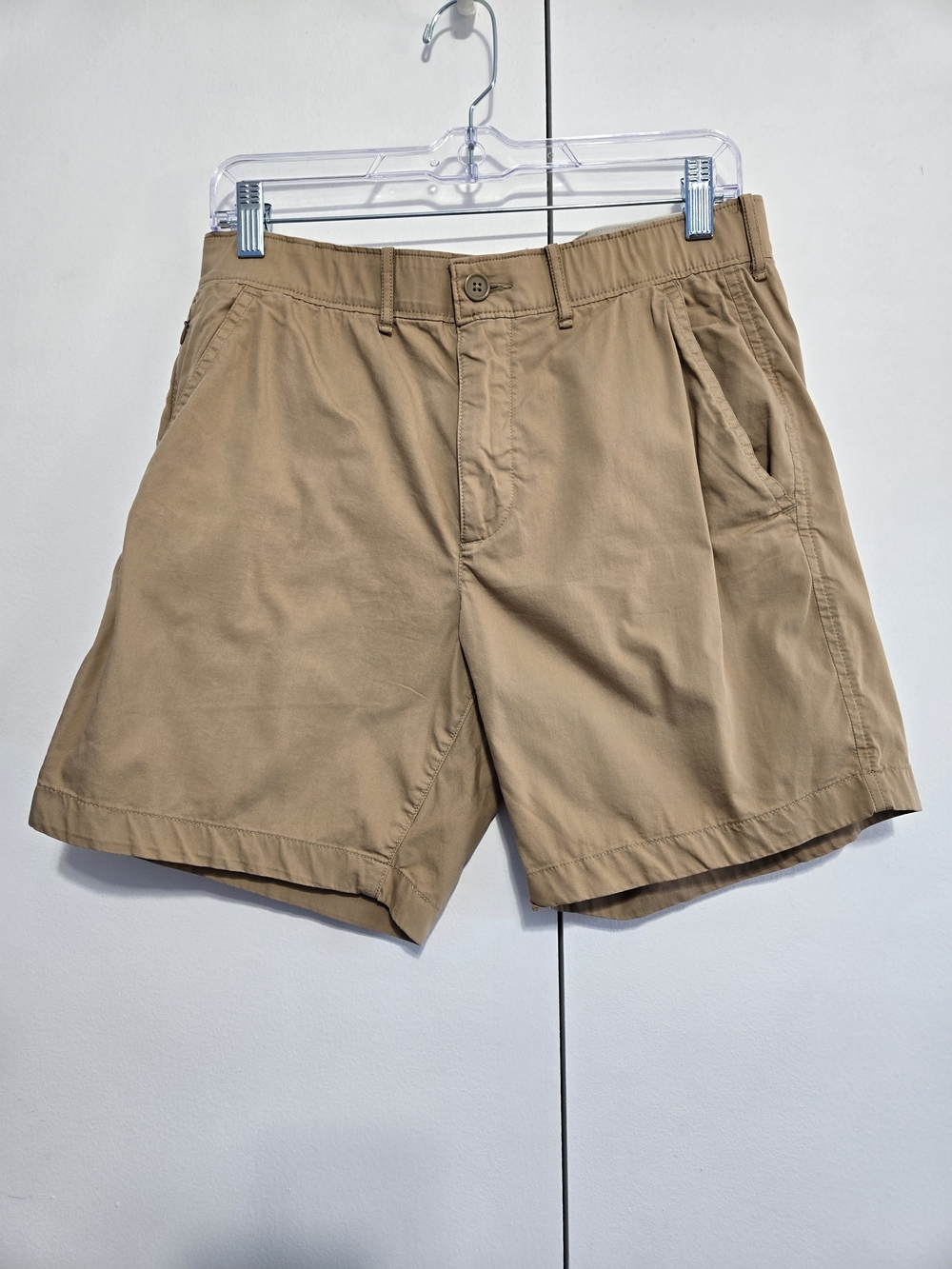 Abercrombie & Fitch Mens 31 All Day Stretch Chino Shorts Khaki 7" Inseam